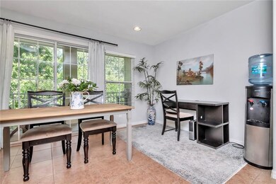Dining area with natural lighting.