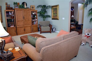 Family room is cozy for relaxing.