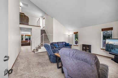 Entering bright living room