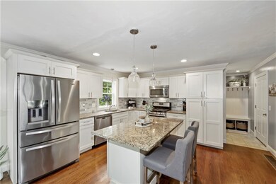 Open Concept Living, Dining and Kitchen
