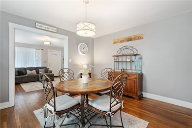 View of Dining and Living Areas from the Kitchen
