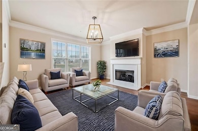 Livingroom with fireplace