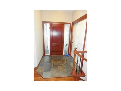 Entryway. Tile entryway