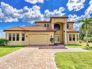 Impressive front elevation that says Elegant, Luxury yet Relaxed for the ultimate Florida waterfront lifestyle.