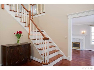 Foyer 2 story open foyer with new Brazilian Cherry