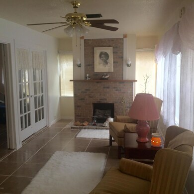 Bonus room with fireplace