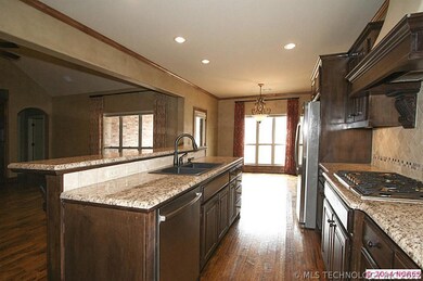 Fabulous kitchen with granite sink, oil rubbed bro