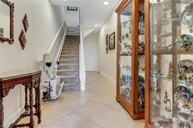 View of tiled entryway