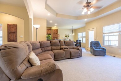 Large living room space just off of the eat-in-kitchen with tons of natural light.