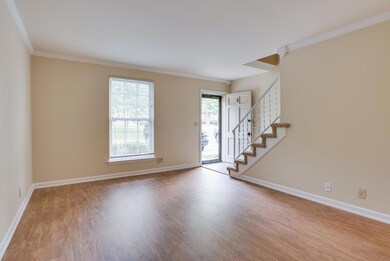 Living Room opens from a small entry hall 