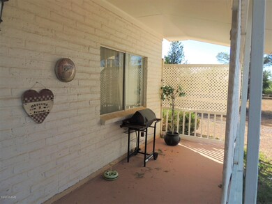 More covered front porch