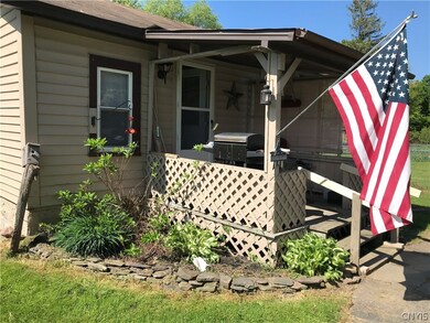 Nice plantings around the porch