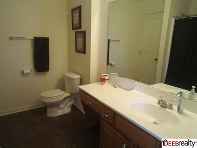 Plenty of storage with a large linen closet.