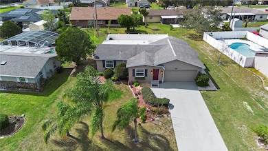 Front elevation aerial view
