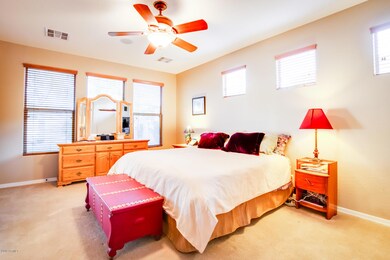 Master suite with lots of natural light