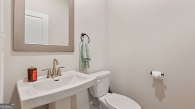 Guest half bath on main level