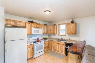 Kitchen with Custom Bar Counter