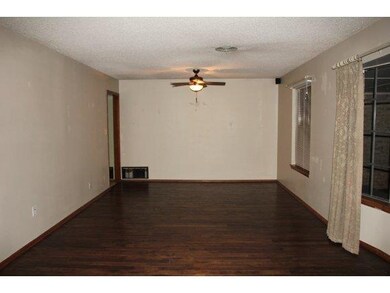 Living area w/ bay window