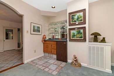 Foyer and Wet Bar in Living Room