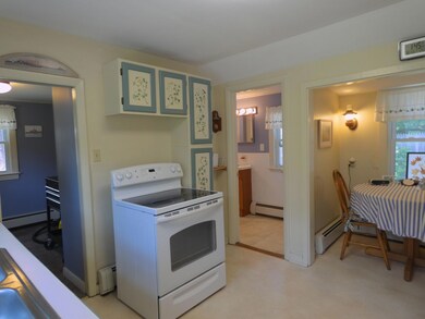 kitchen to pantry storage and bath