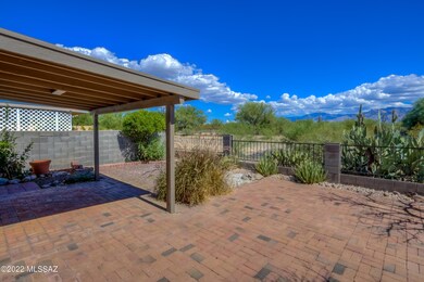 Covered Back Patio with Brick Pavers