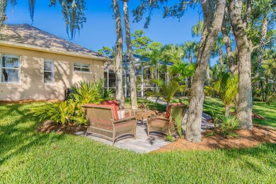 Seating Area in Backyard