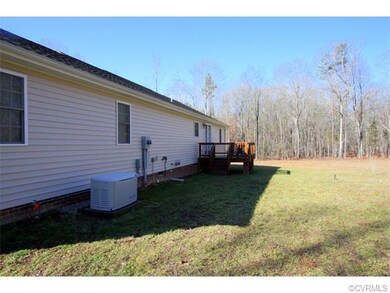 Exterior rear of home.