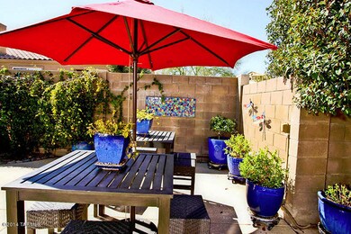 TABLES AND UMBRELLA
