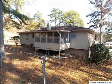 There is a nice sized screen porch and a private b