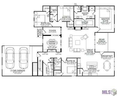 Melrose Floor plan