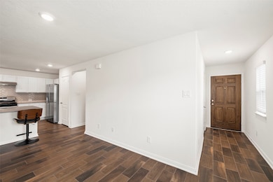 View of the entry to the home from the family room