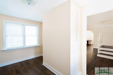 Fully enclosed porch office.