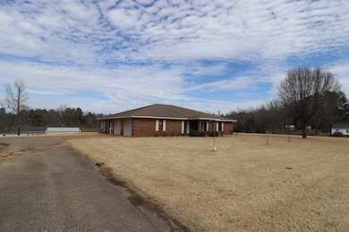 View of home's exterior with a garage