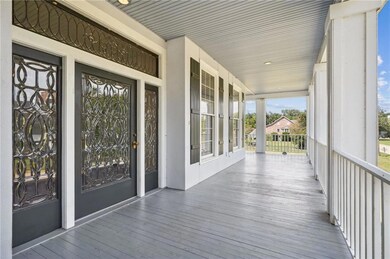 Entrance and front porch