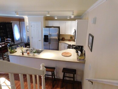 From Stairs Looking at Kitchen