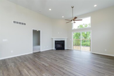 Great Room with Corner Gas Fireplace