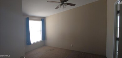 Entering master bedroom