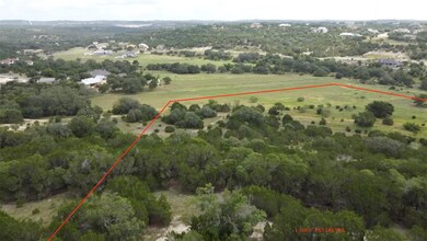 View of rural area with property boundaries highl
