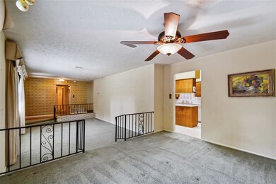 From dining room into the kitchen.