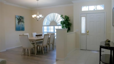 Dining Room with luxury vinyl plank