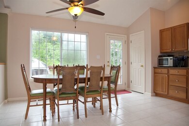 Large eat-in kitchen.