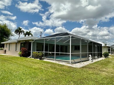 Back of home, screened lanai