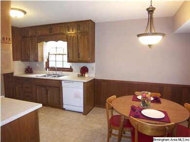 Eating area in kitchen