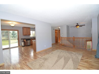 View from the Living Room to the Eating Area and K
