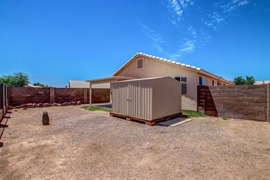 Large Backyard with Storage Shed