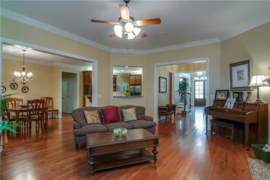 A large family room opens to the kitchen and breakfast room.  You will enjoy family time spent here in addition to the opportunity for guests to feel the warmth and charm of your home.