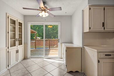 Eat-in Kitchen with access to deck