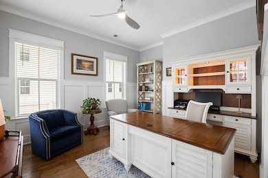 7. Office or flex room on main floor to
