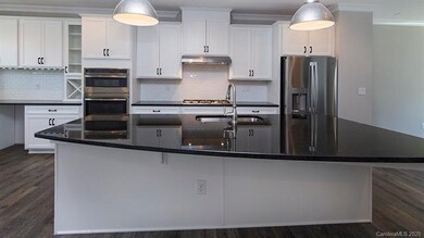 An abundance of cabinet space if offered in this g