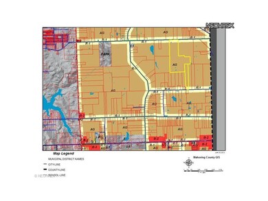 Area location map with Zoning Districts: note that